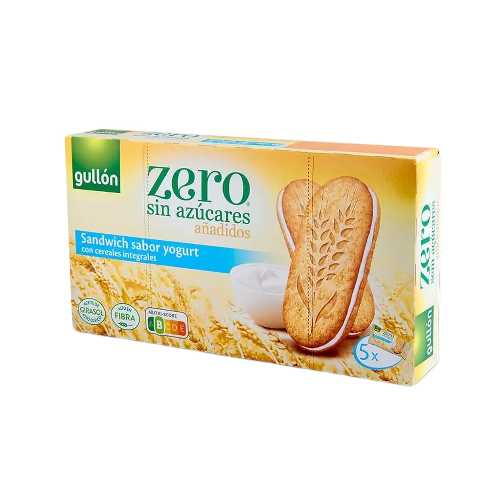Gullón Sandwich sušenky bez cukru s jogurtovou příchuti 220g